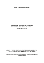 Screenshot 2023-03-27 132626 EAC Common External Tariff, 2022